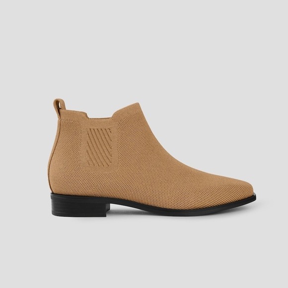 VIVAIA Water-Repellent Square-Toe Ankle Boots Neutral Tan, Modern EU/41.5 US/10 - Picture 3 of 13